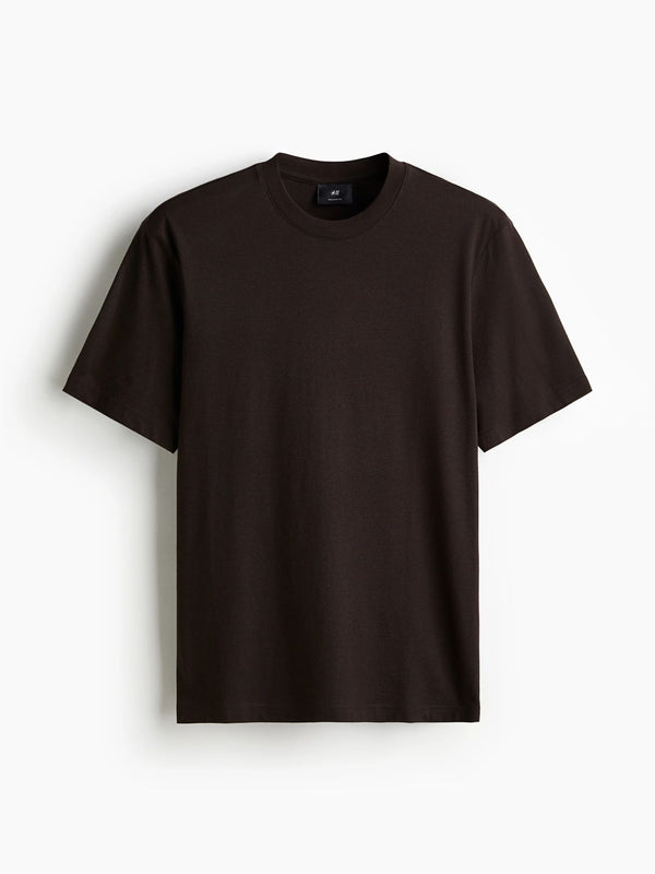 Pure Cotton Regular Fit Round-Neck T-shirt
