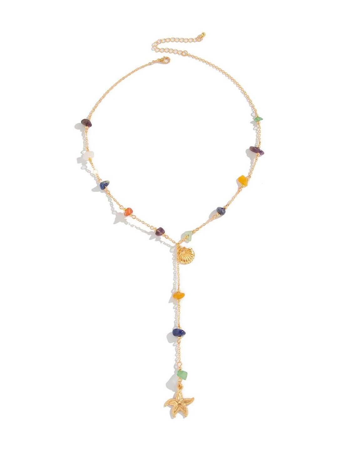 Gold-Plated Enamelled Necklace