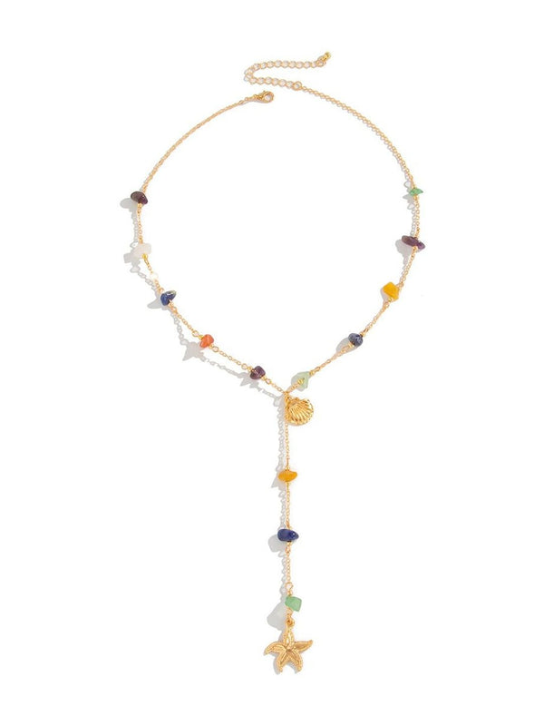 Gold-Plated Enamelled Necklace