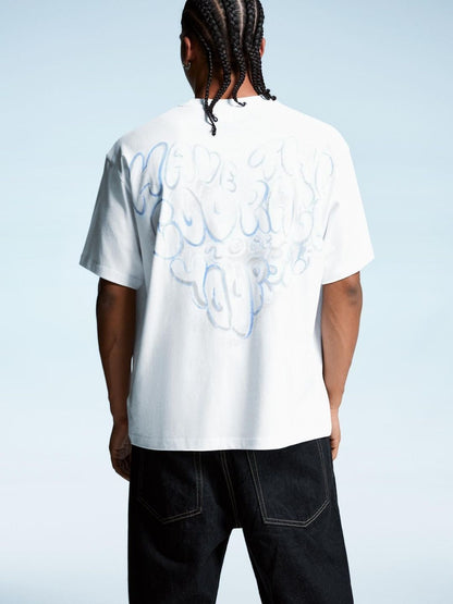 Short sleeve T-shirt with print