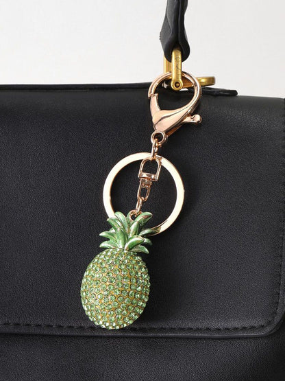 SALTY Pineapple Crystal Bag Charm