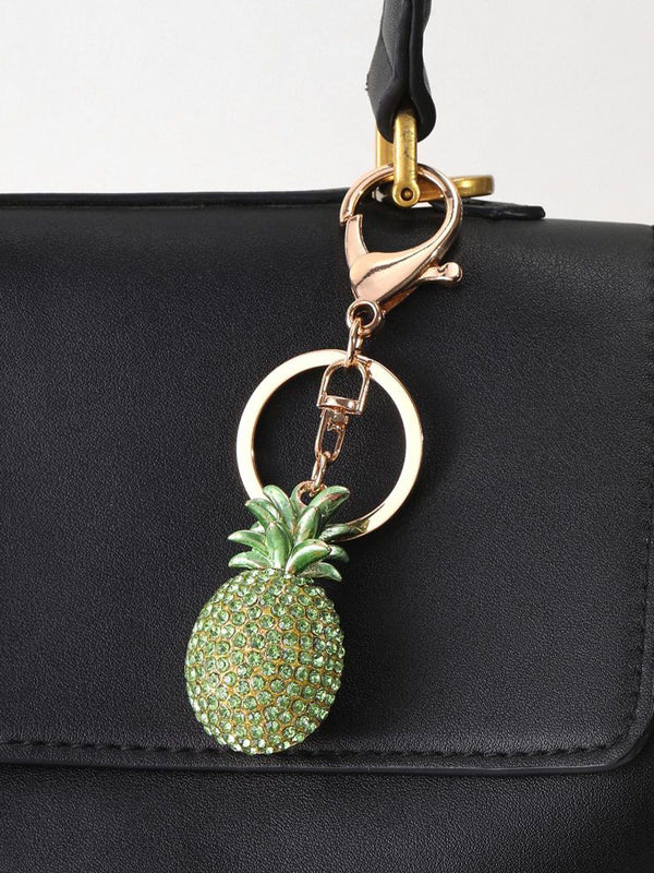 SALTY Pineapple Crystal Bag Charm