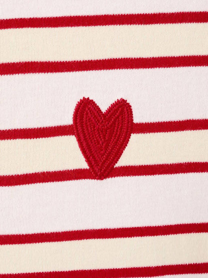 Women Striped Pure Cotton T-shirt