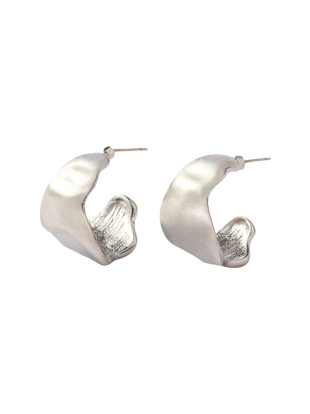 SALTY Contemporary Shaped Bumpy Drop Earrings