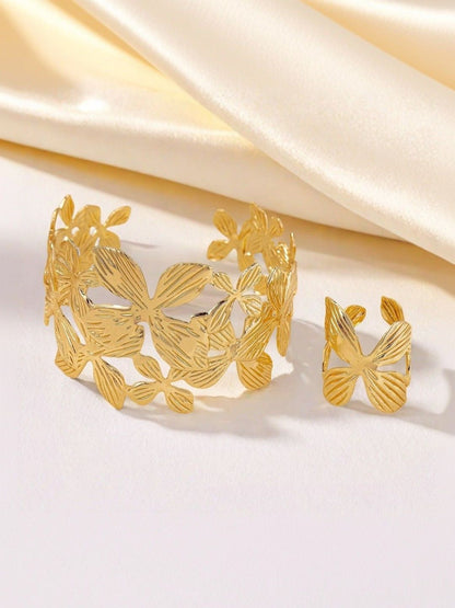 Gold-Plated Jewellery Set