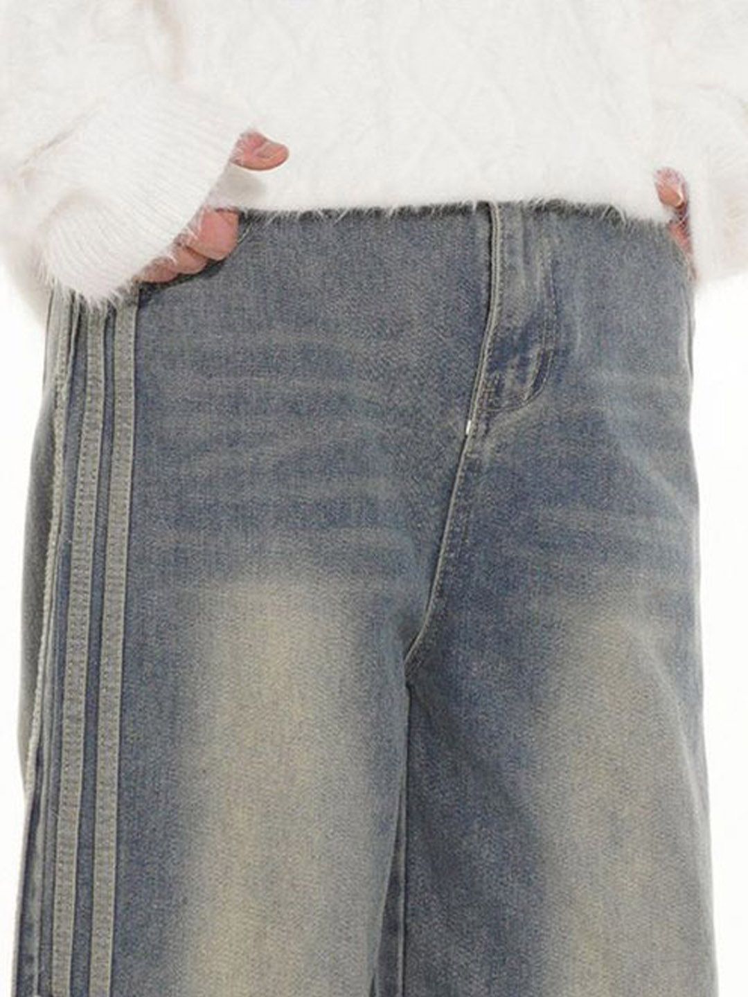 Men Heavy Fade Relaxed Fit Jeans