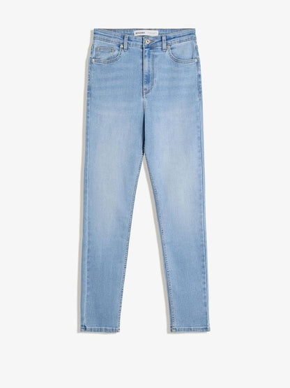 Super High-Waist Soft Skinny Jeans