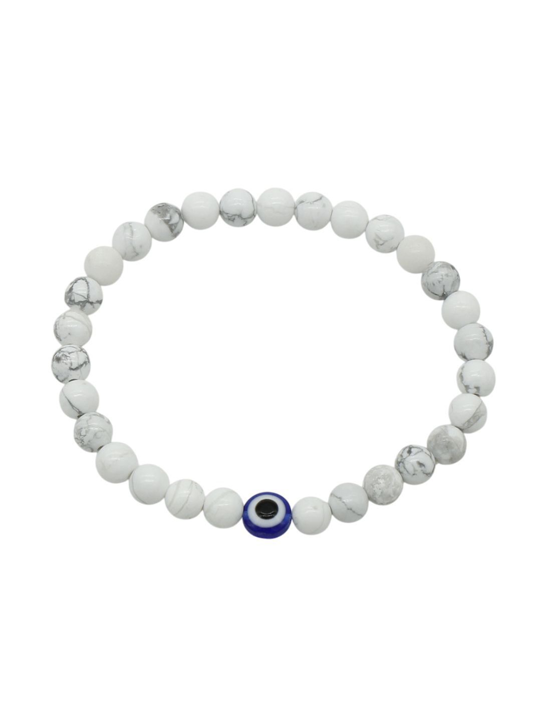 SALTY Pack of 2 Men Protective Evil Eye Natural Stone Band