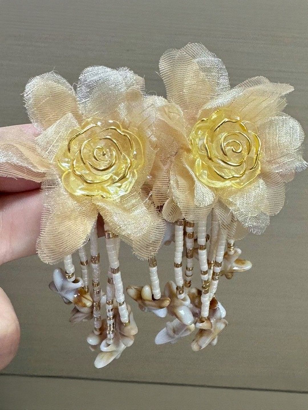 Women Floral Drop Earrings