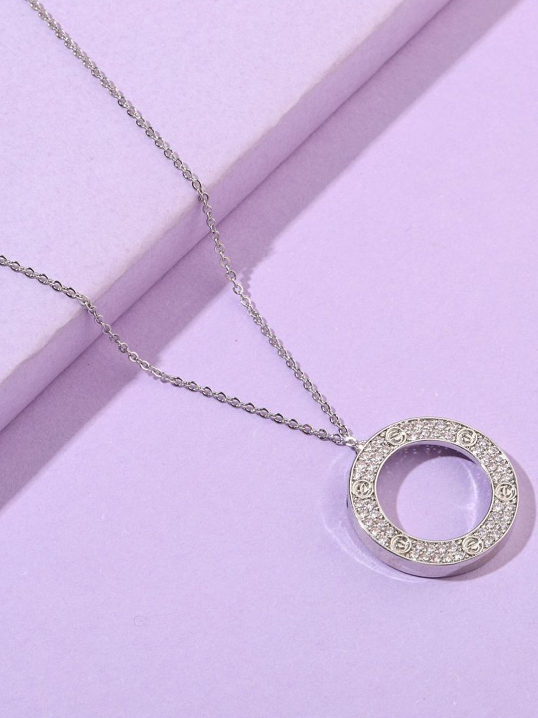 SALTY Circular Wheel Charm Pendant & Chain