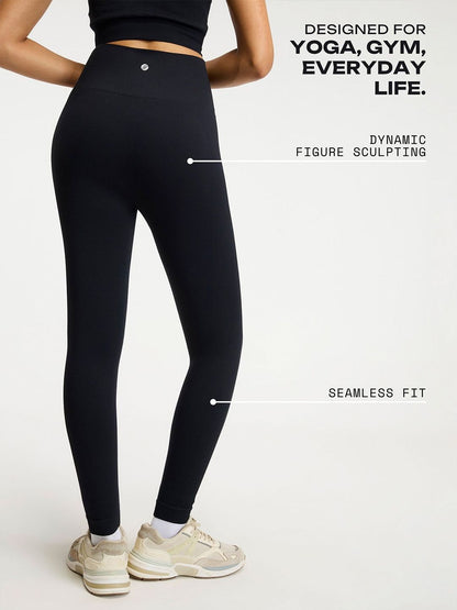 Black Sky-Rise Leggings