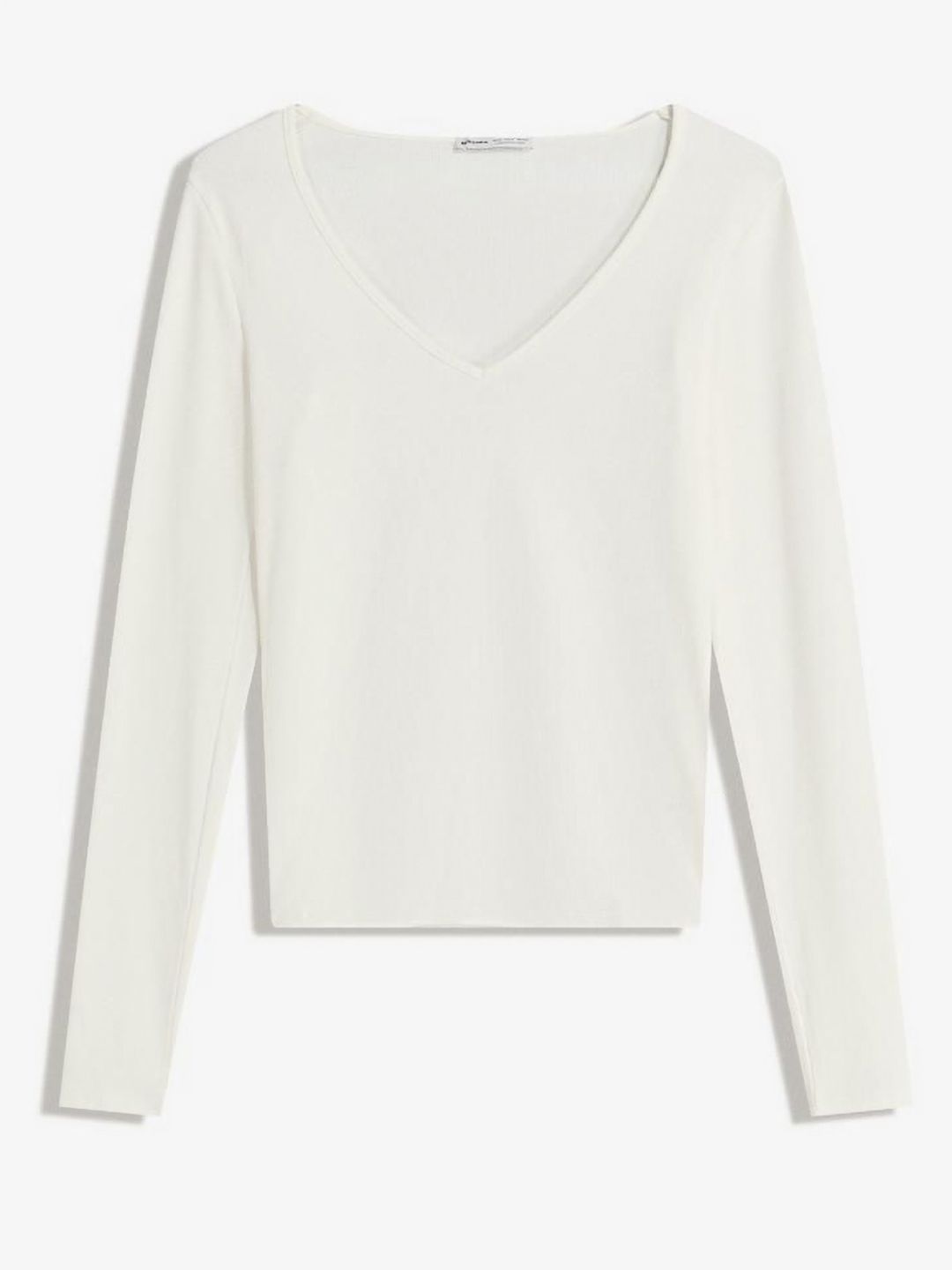 Long sleeve V-neck T-shirt