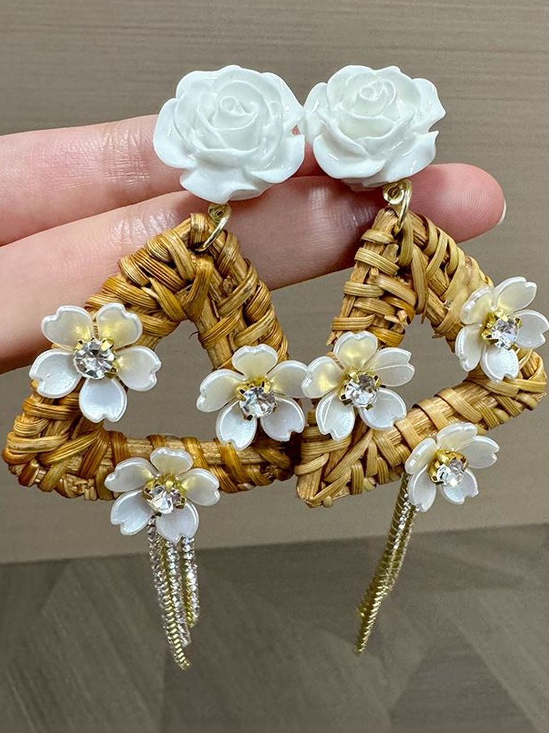 Floral Drop Earrings