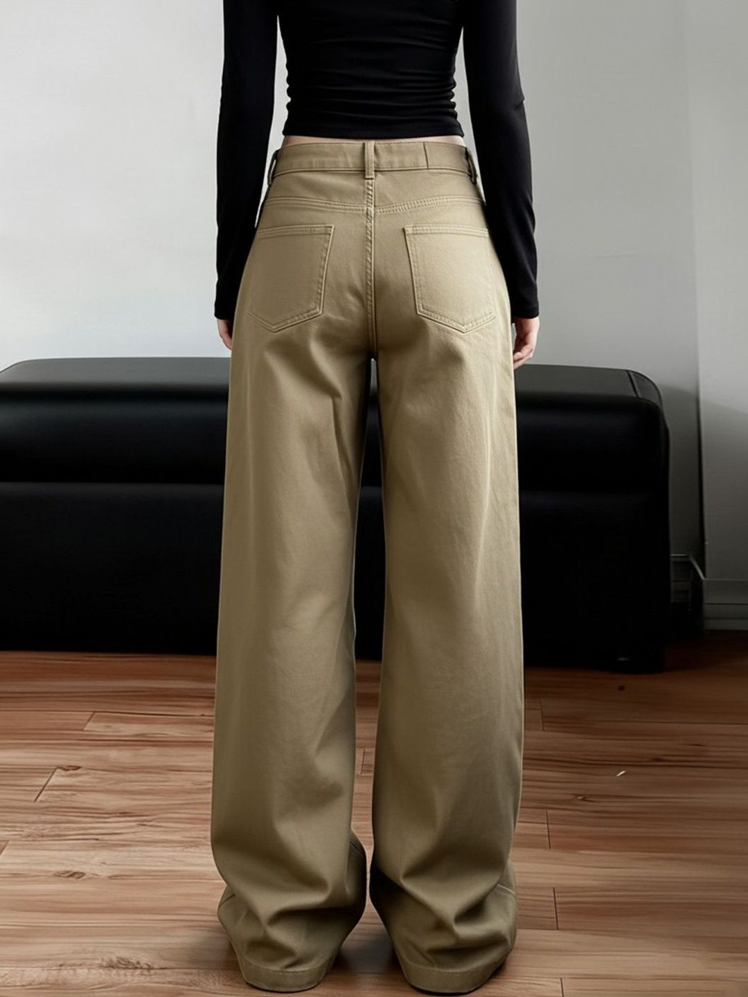 Women Wide Leg High-Rise Jeans
