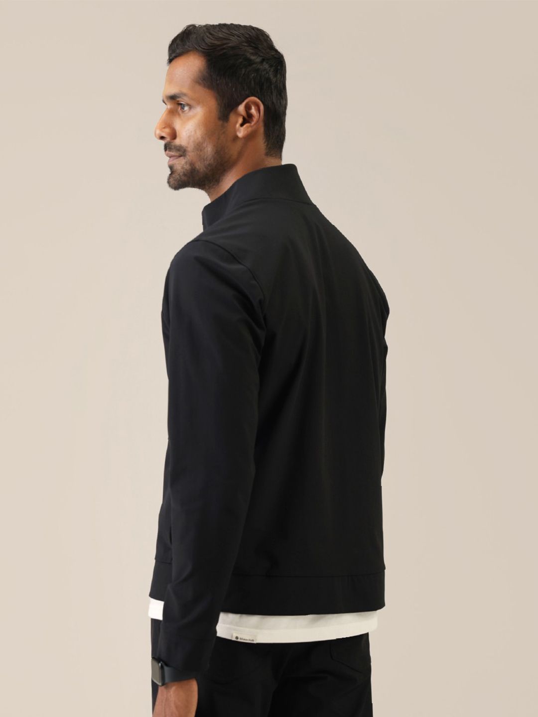 Men Lightweight Open Front Jacket