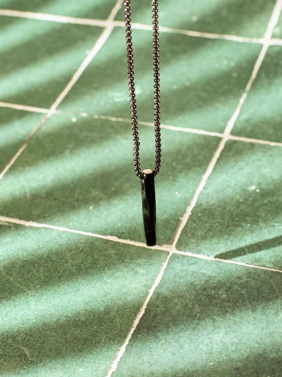 SALTY Pack of 2 Men Collier Black Chain