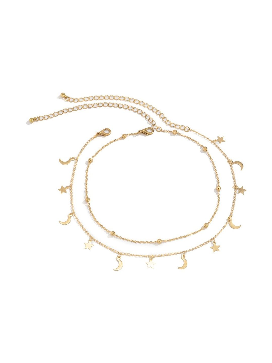 Gold-Plated Enamelled Necklace