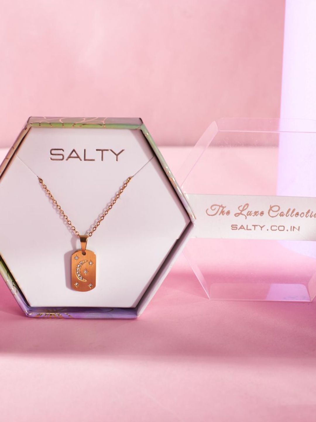 SALTY Stainless Steel Pendant With Chain