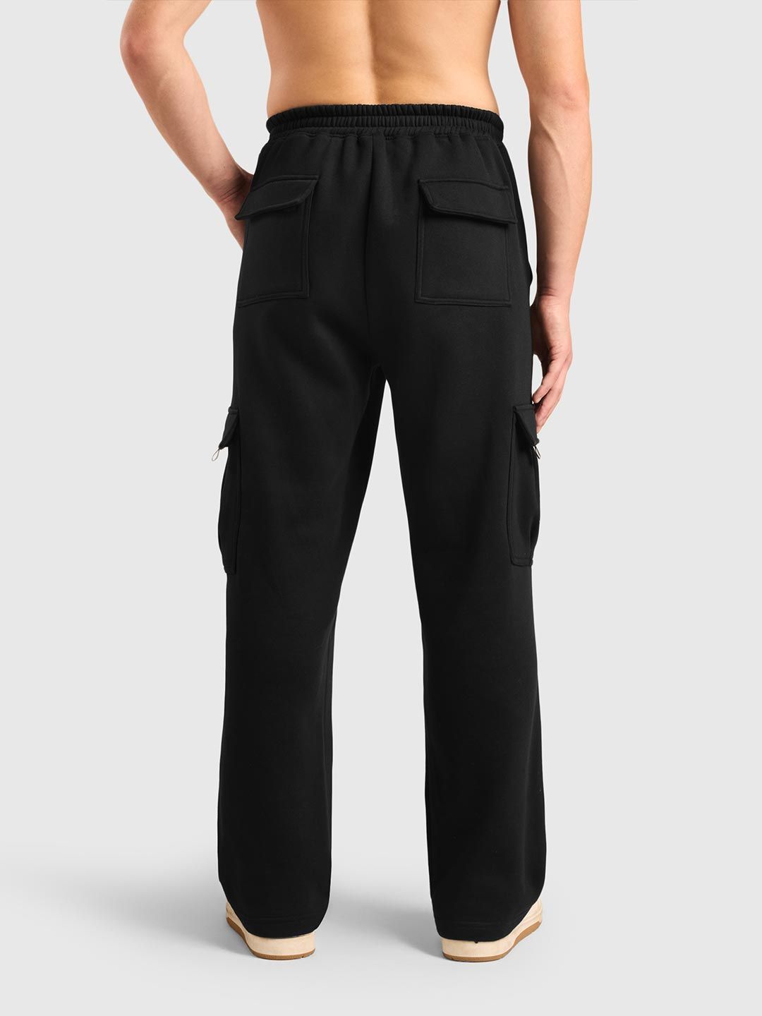 Men Cloud Ease Mid-Rise Cargos Trousers