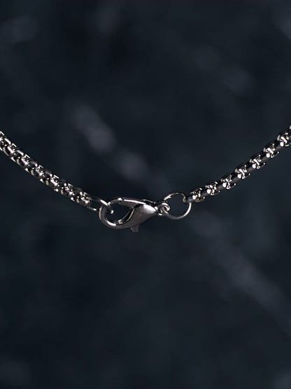 SALTY Pack of 2 Men Ak 47 Silver Chain