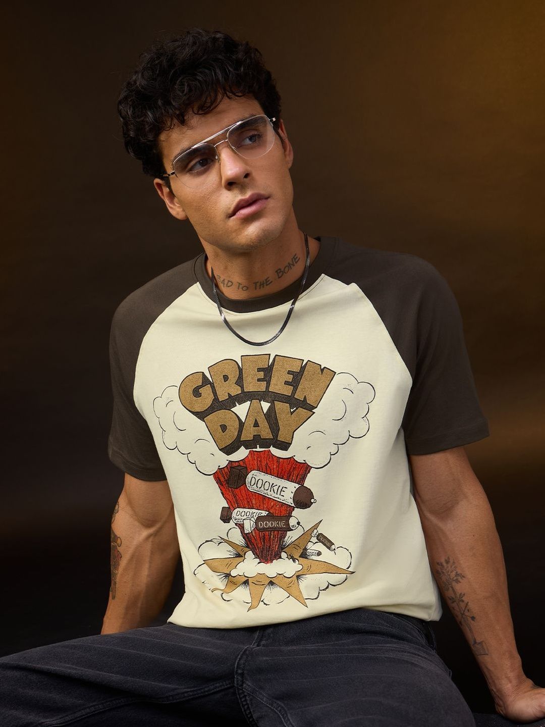 Men Printed Pure Cotton T-shirt