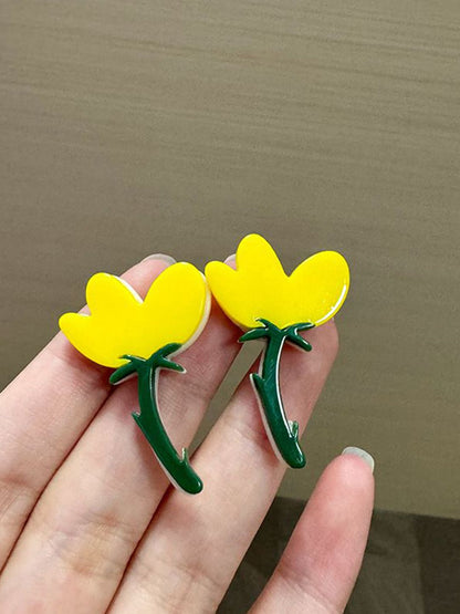 Floral Shaped Studs