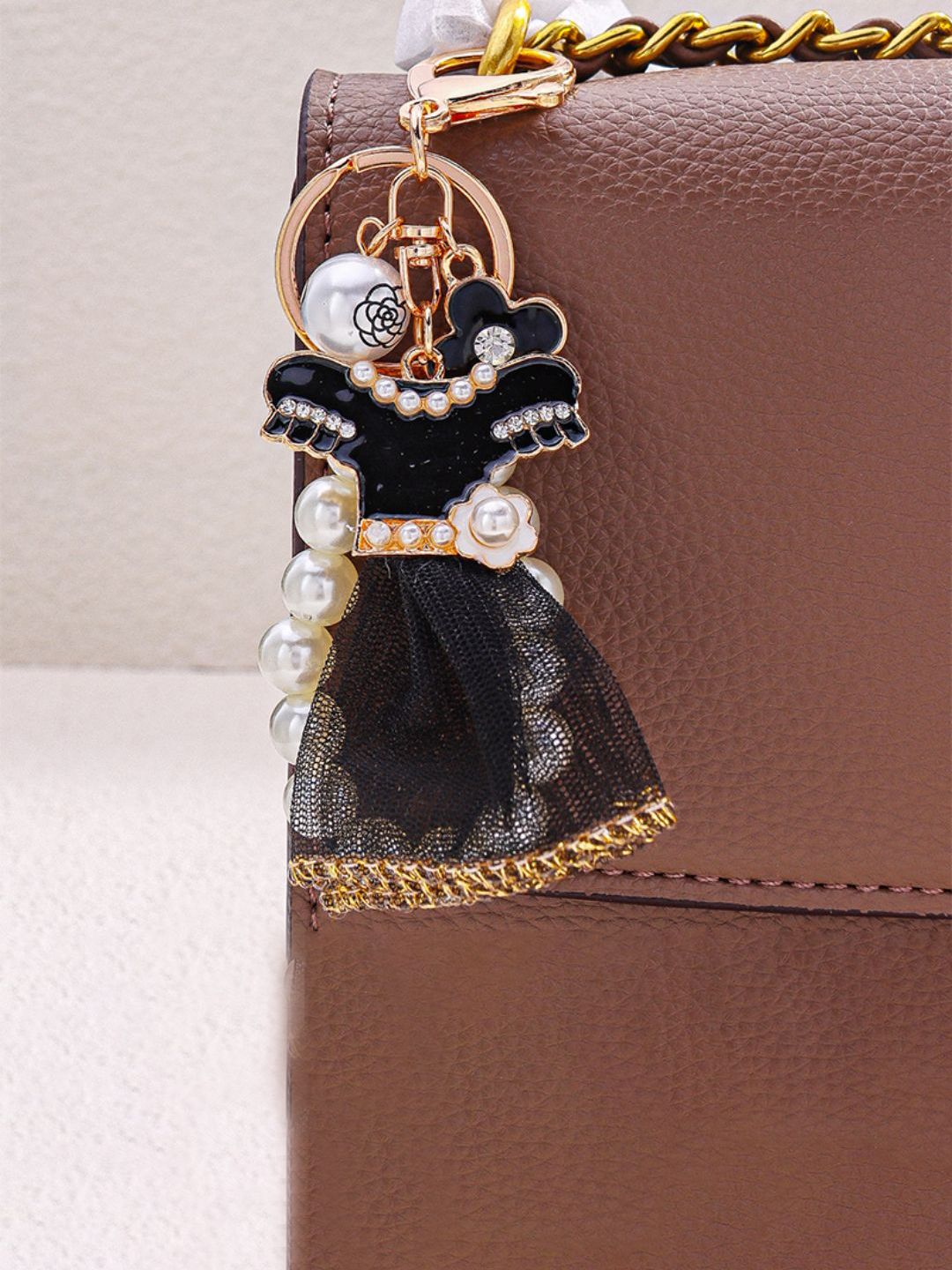 SALTY Pearls & Flowers Bag & Purse Charm