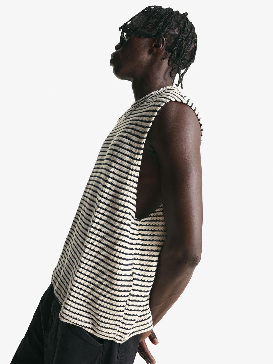 Sleeveless Oversized fit T-shirt