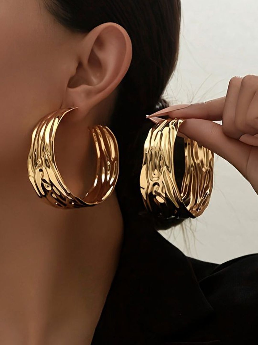 Circular Hoop Earrings