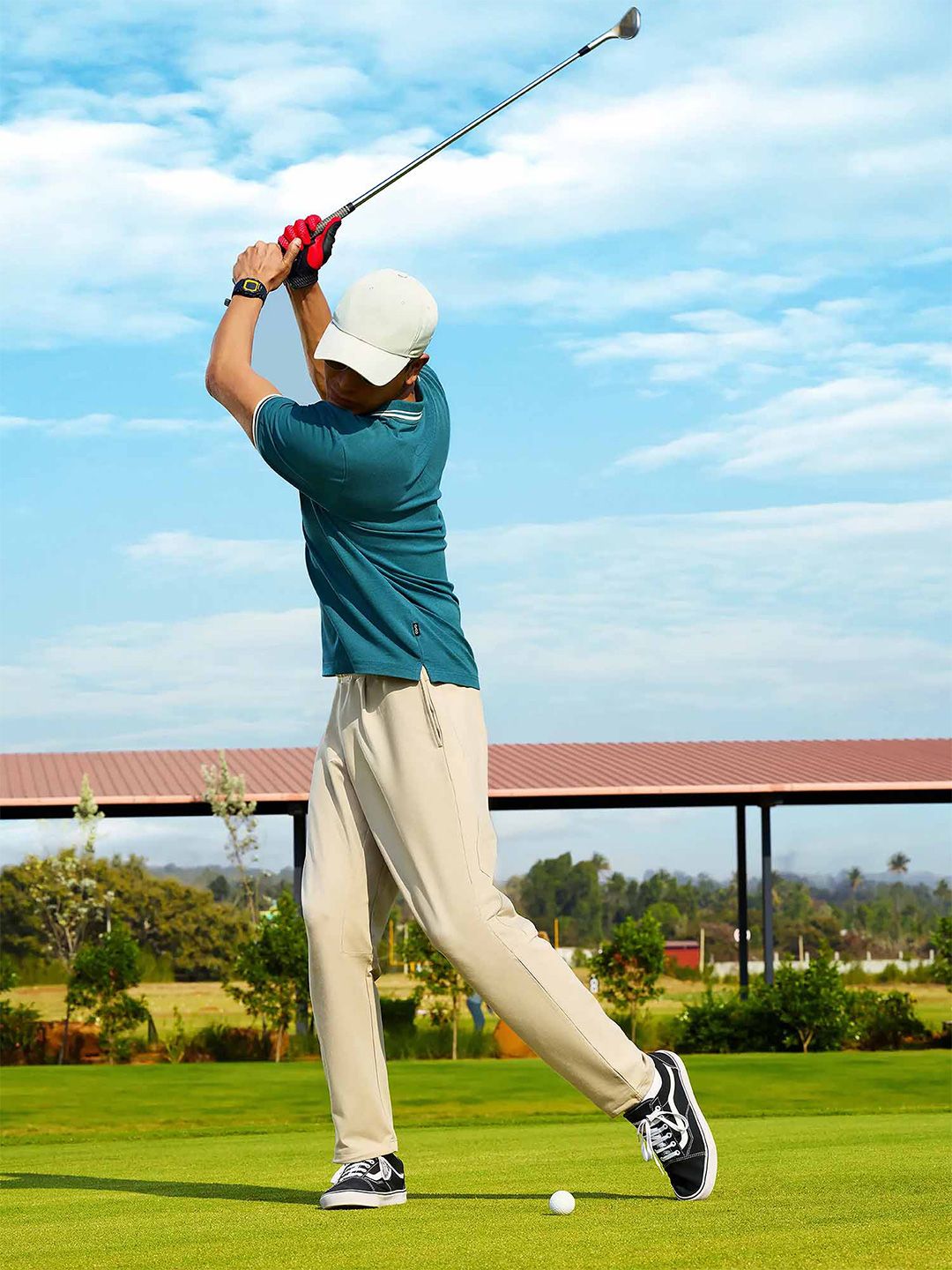 Beige Golf Pant