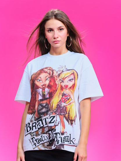 Women Bratz Graphic Oversized T-shirt