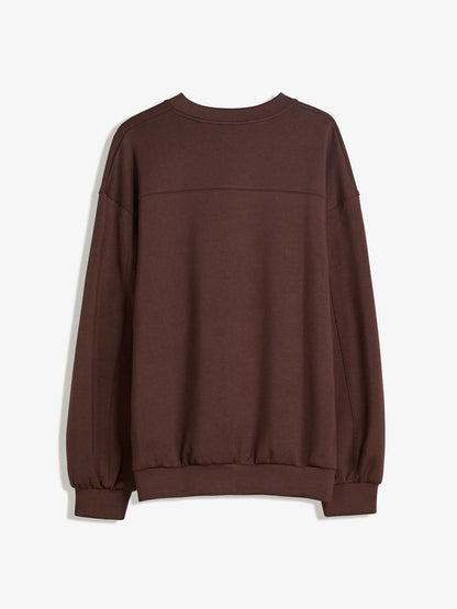 Oversize soft modal blend sweatshirt