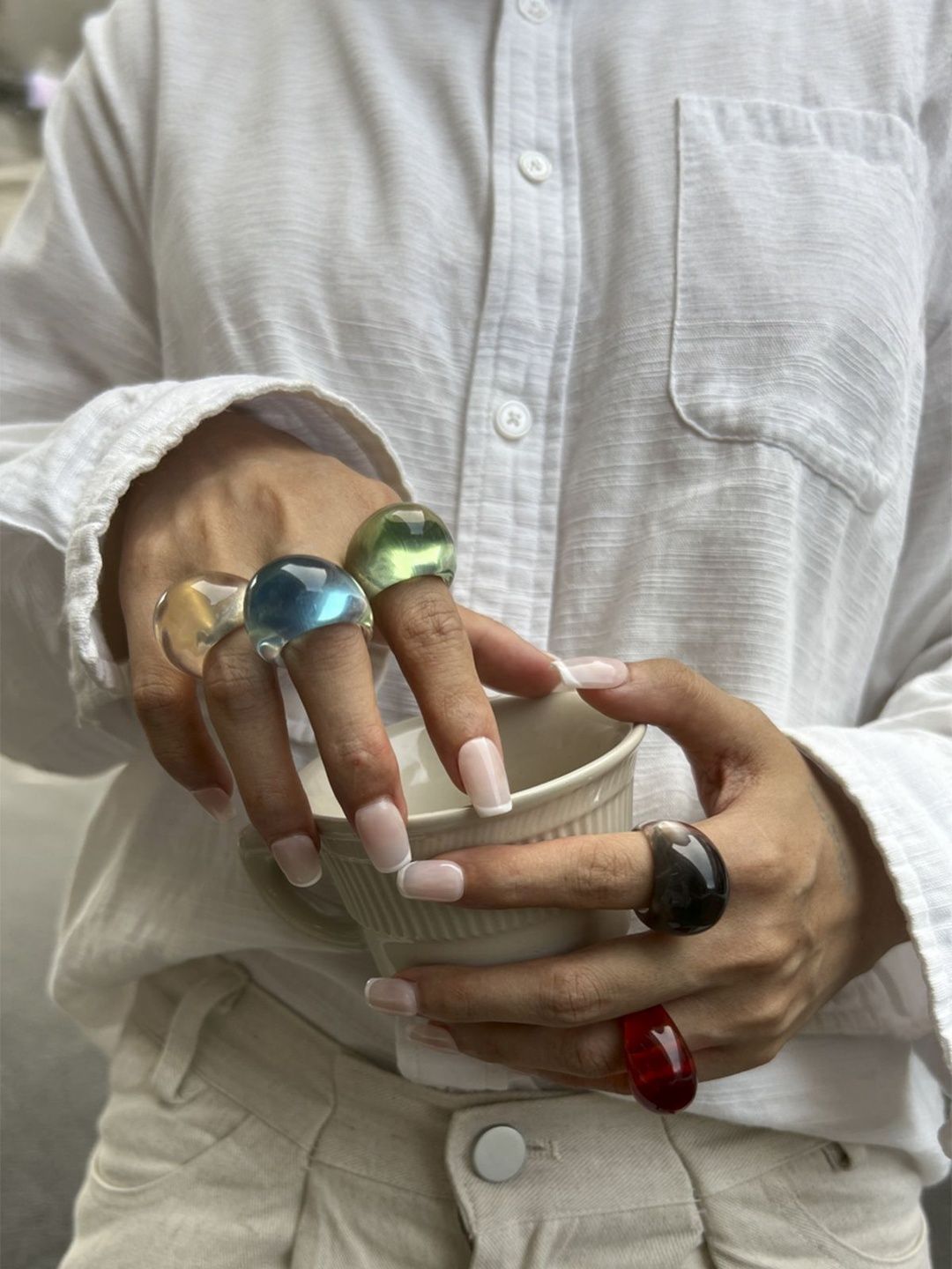 Resin Finger Ring