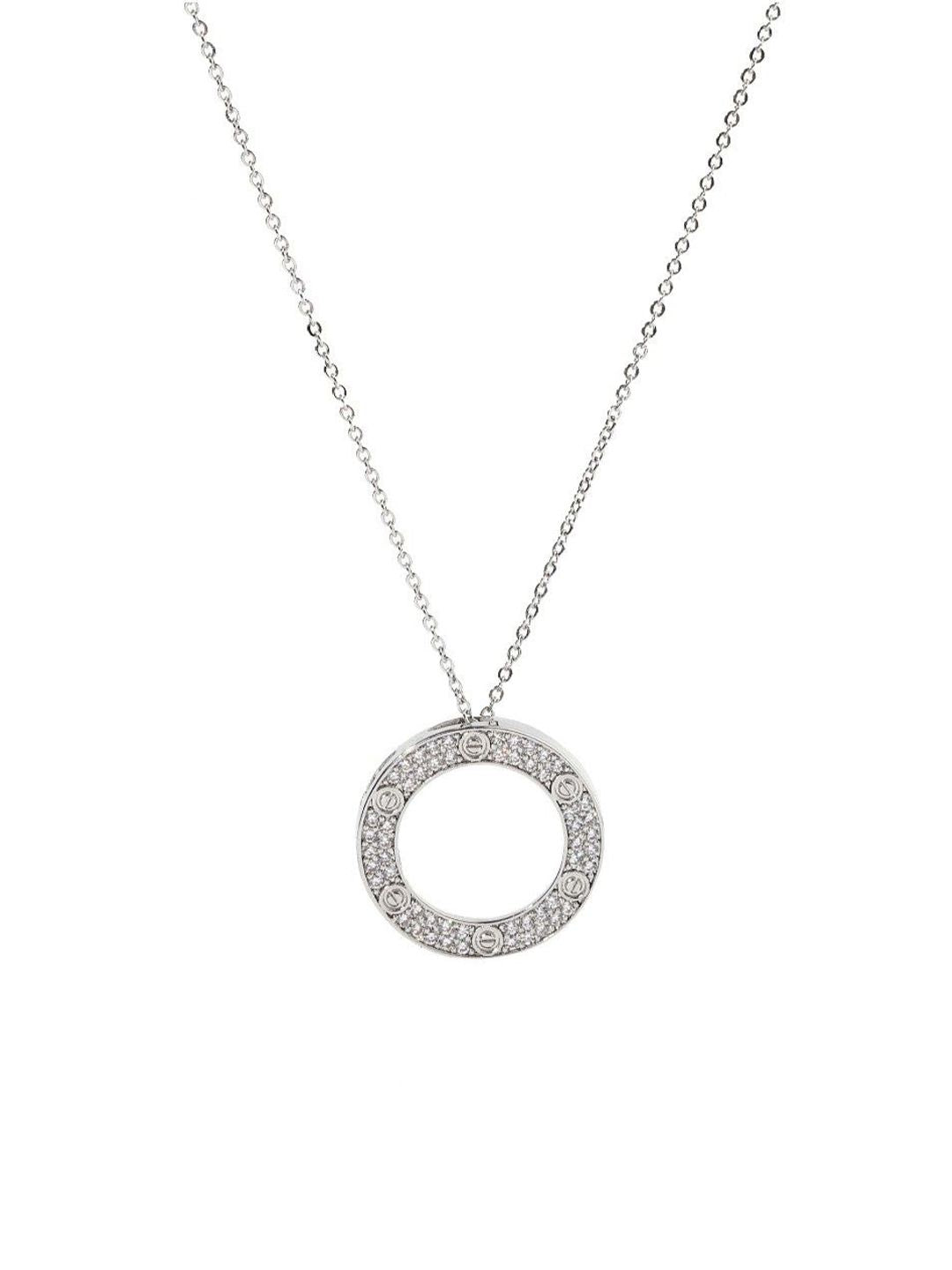 SALTY Circular Wheel Charm Pendant & Chain