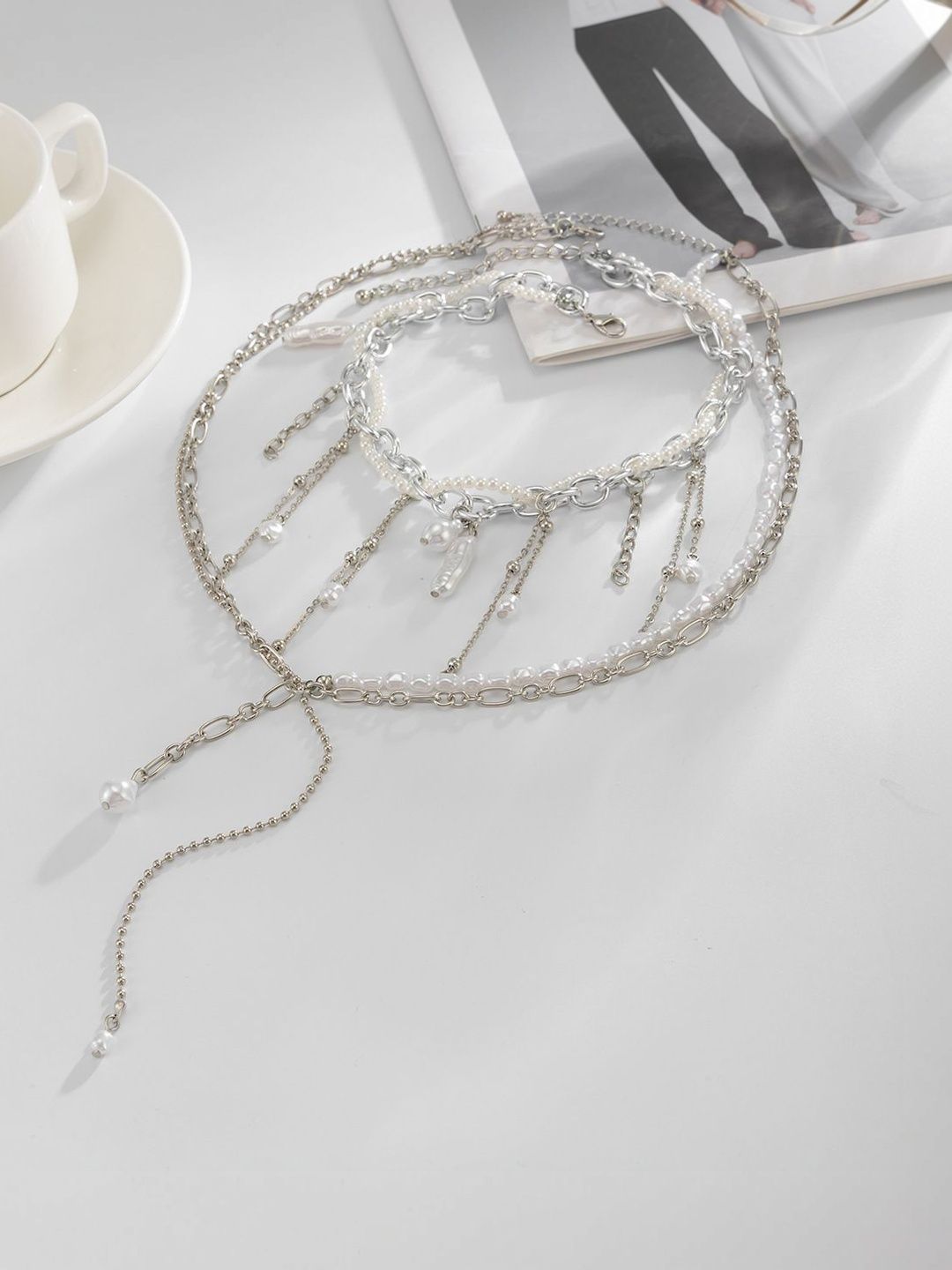 Silver-Plated Handcrafted Necklace