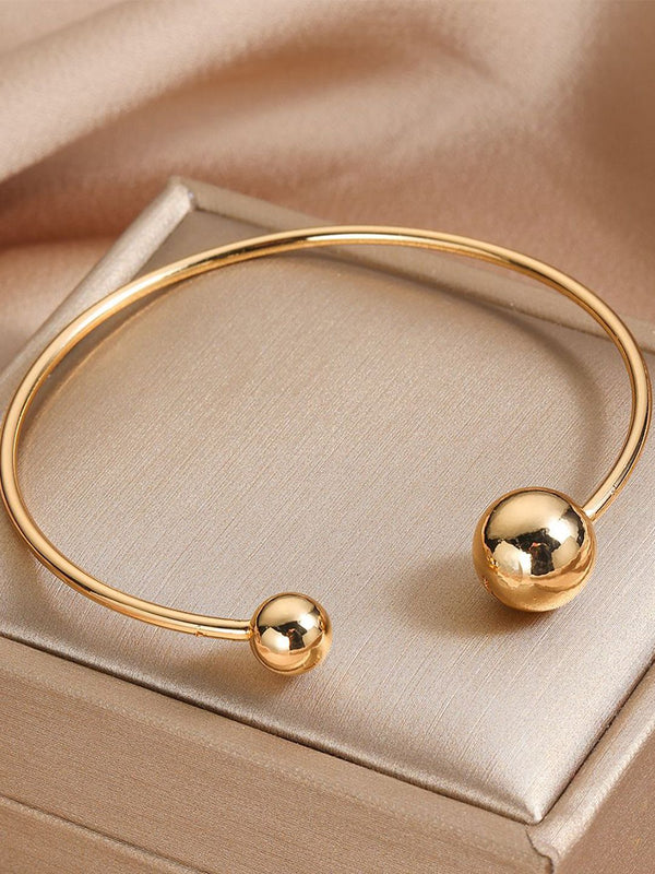 Gold-Plated Cuff Bracelet