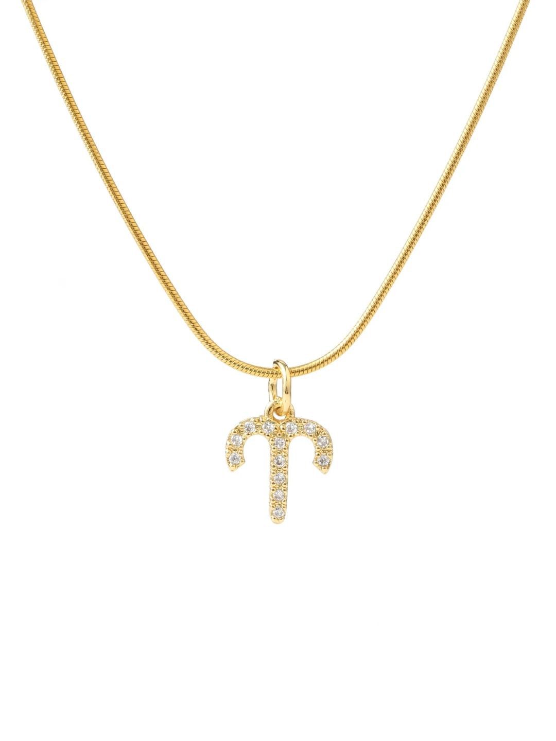 SALTY Set Of 2 Aries & Gemini Pendant With Chain