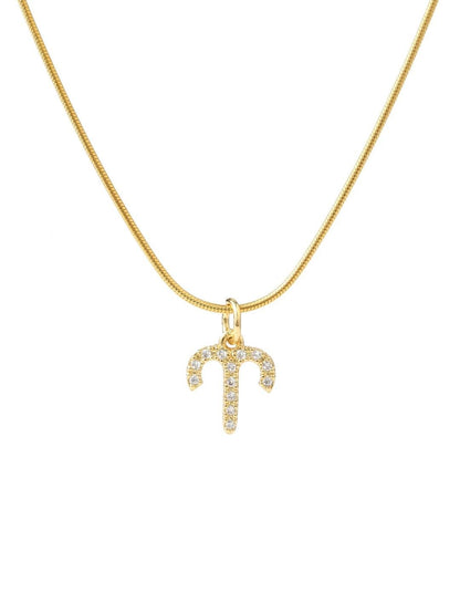 SALTY Set Of 2 Aries & Gemini Pendant With Chain