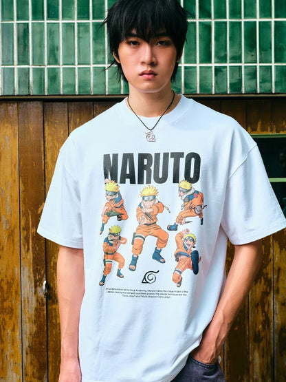 Men Dynamic Ninja Printed Cotton Oversized T-shirt
