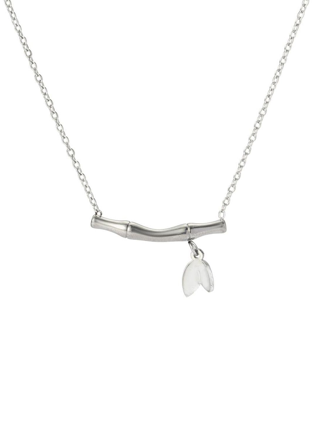 SALTY Stainless Steel Bamboo Bloom Necklace