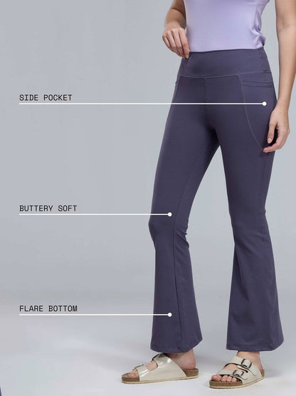 Women Mauve Sculpt Leggings