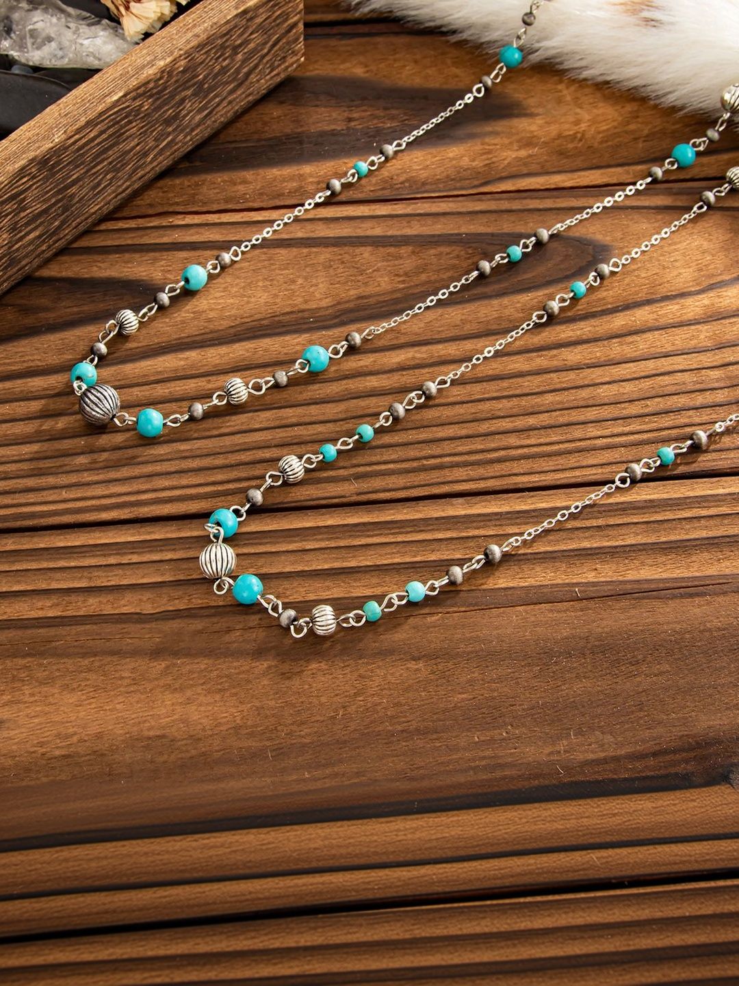 Silver-Plated Antique Necklace