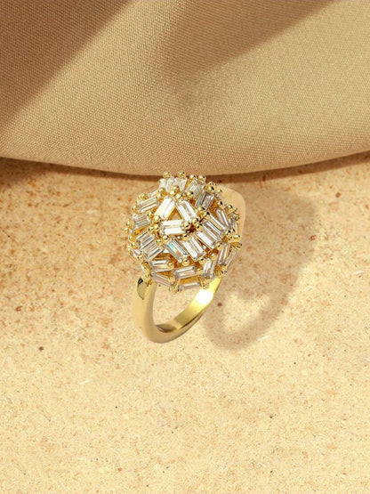 SALTY Glittering Grace Gold Finger Ring