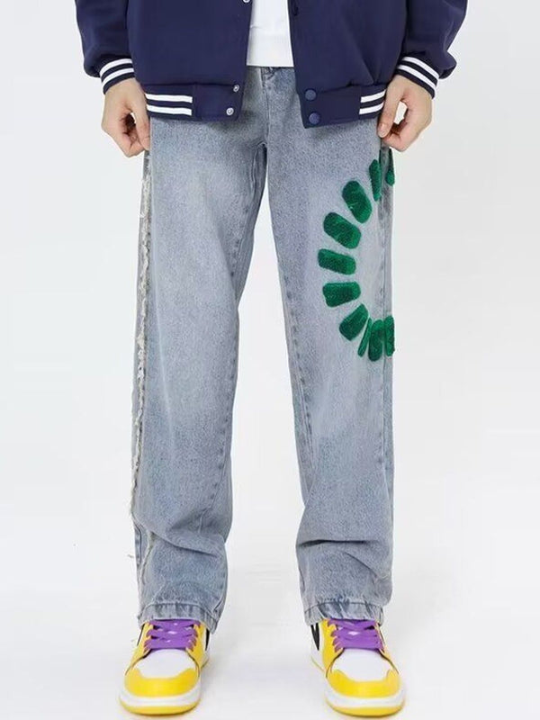 Men Baggy Fit Mid-Rise Medium Shade Jeans