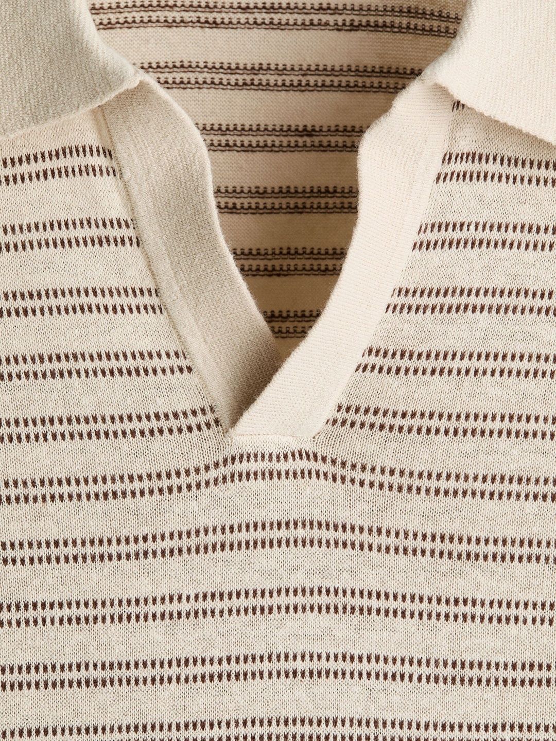 Linen-blend Polo Shirt