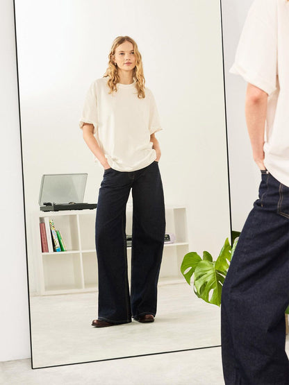 Oversize short sleeve heavy cotton T-shirt