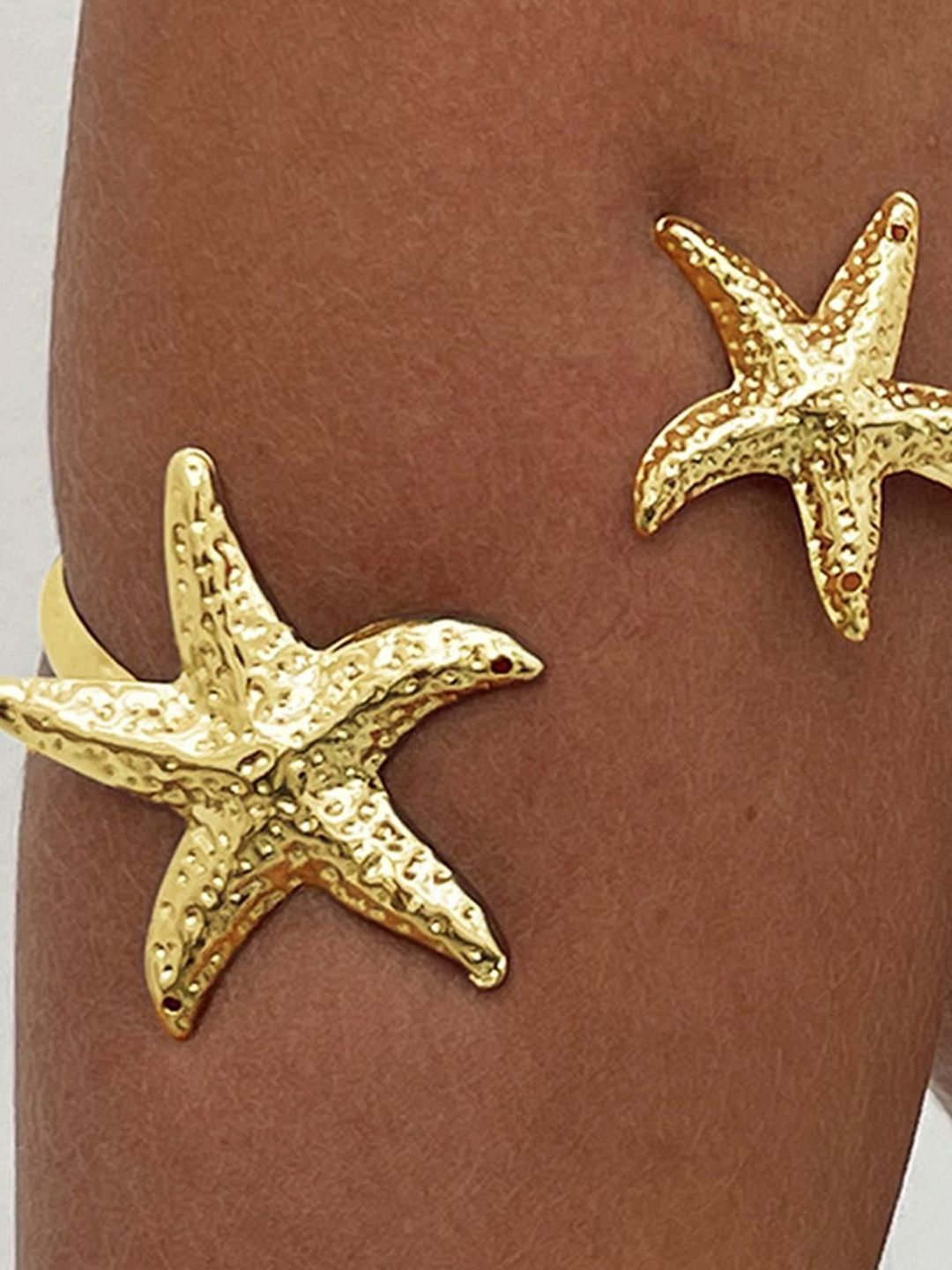 Women Gold-Plated Cuff Bracelet