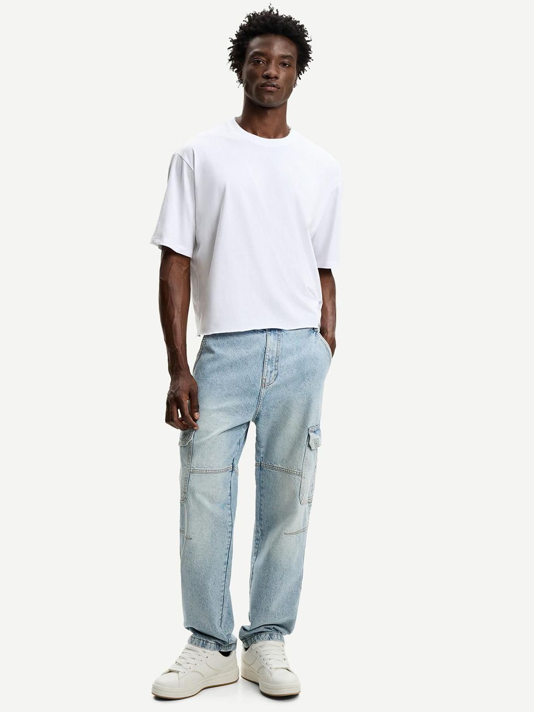 Men Baggy Cargo Jeans