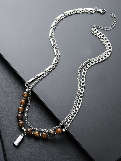 Stainless Steel Silver-Plated Chain