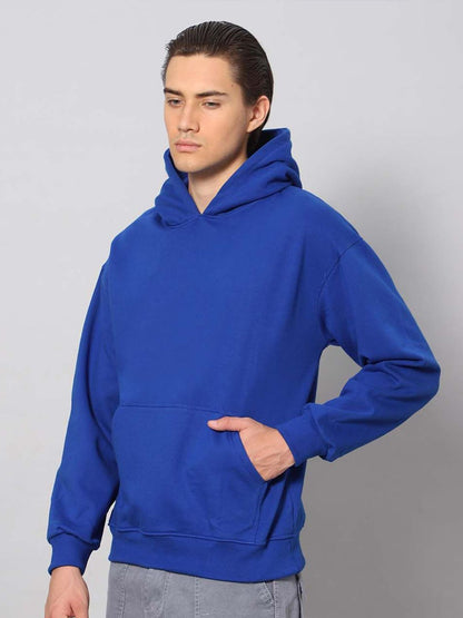 Men Hooded Long Sleeves Pullover Sweatshirt